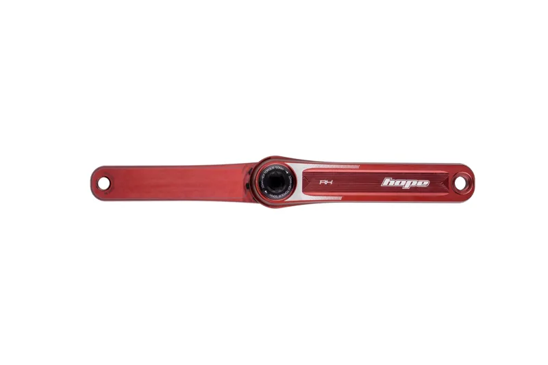 Hope RX 170mm Crankset in Red