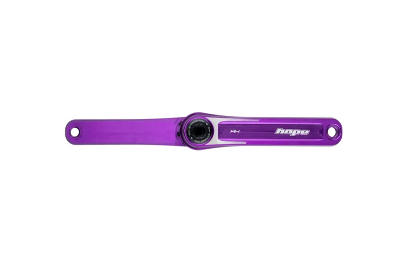 Hope RX 175mm Crankset in Purple