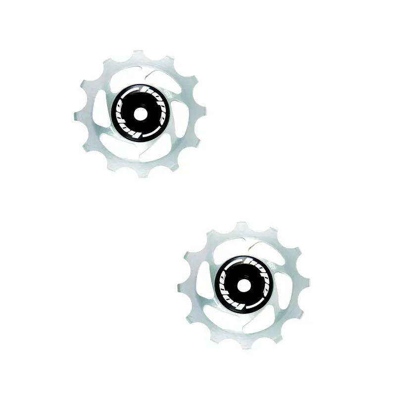 Hope 12 Tooth Jockey Wheel Pair in Silver