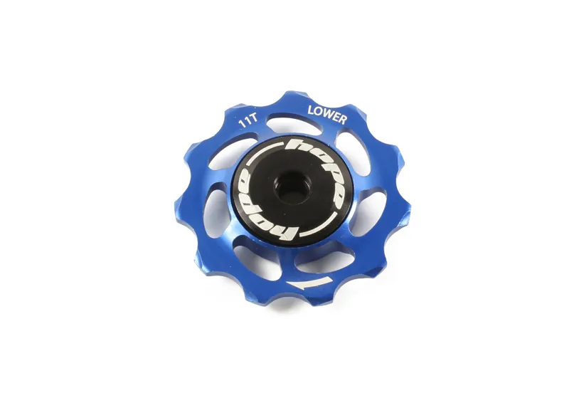Hope 11 Tooth Jockey Wheel Complete in Blue 