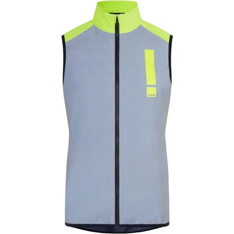 HUMP Men's Ultra Reflect Gilet - Silver Reflect / Hi-Viz Yellow 