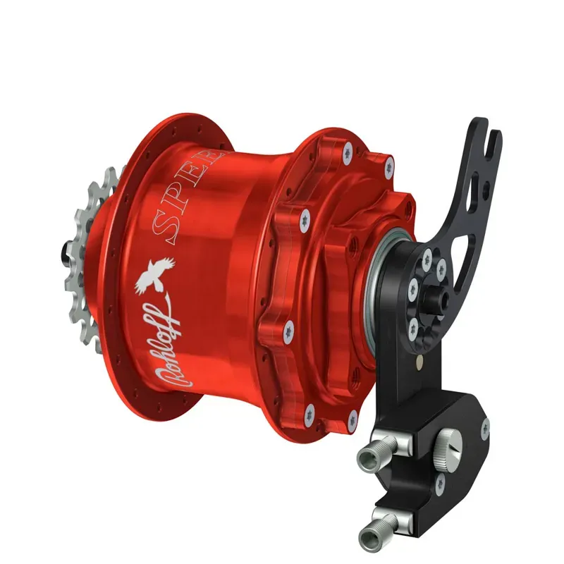 Rohloff 32h 500/14 CC QR DB Disc Speedhub in Red