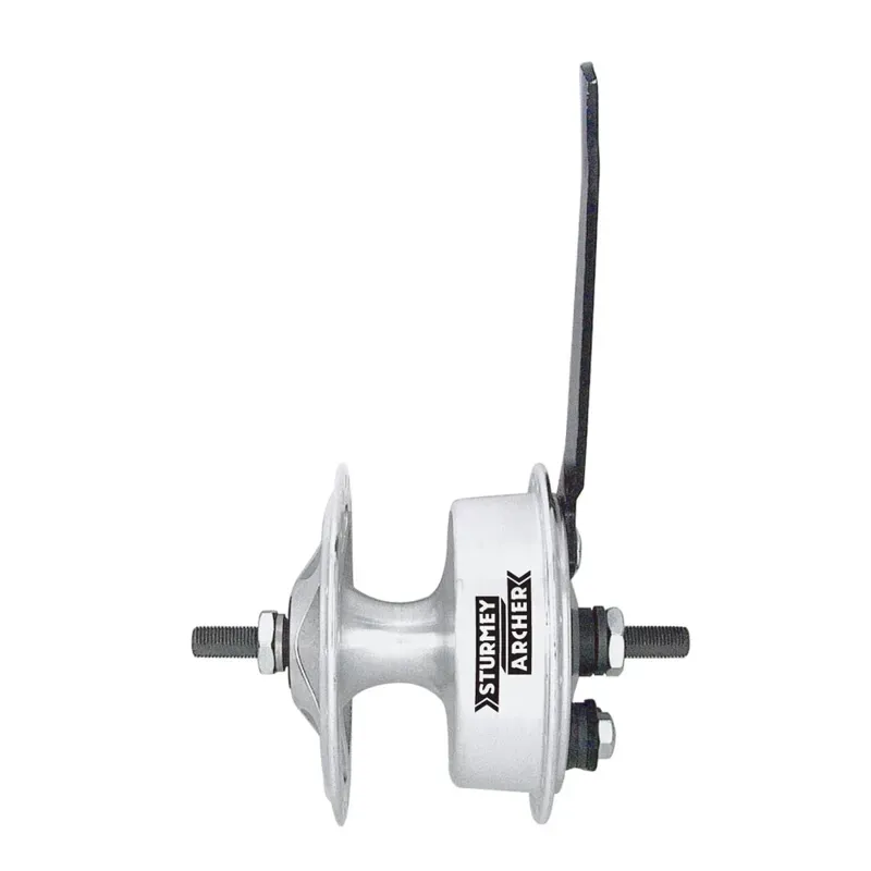 Sturmey Archer X-FD 36h Front Drum Brake Hub in Silver