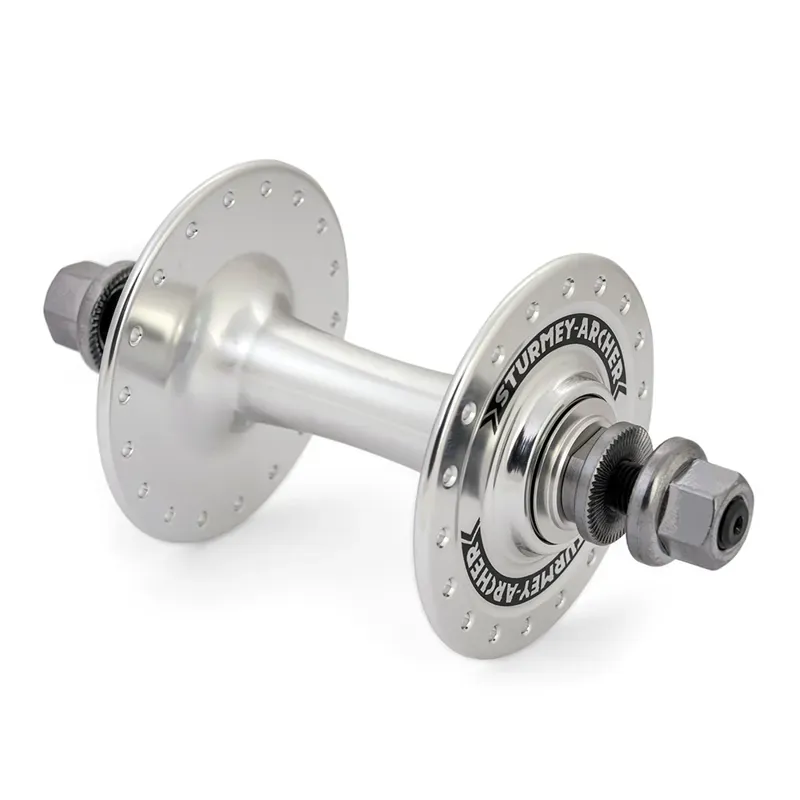 Sturmey Archer HBT Front Track Hubs in Silver-1