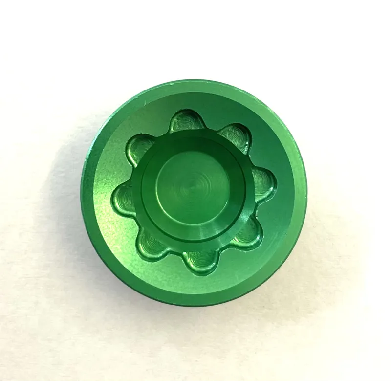 Hope V4 Large Bore Cap Green