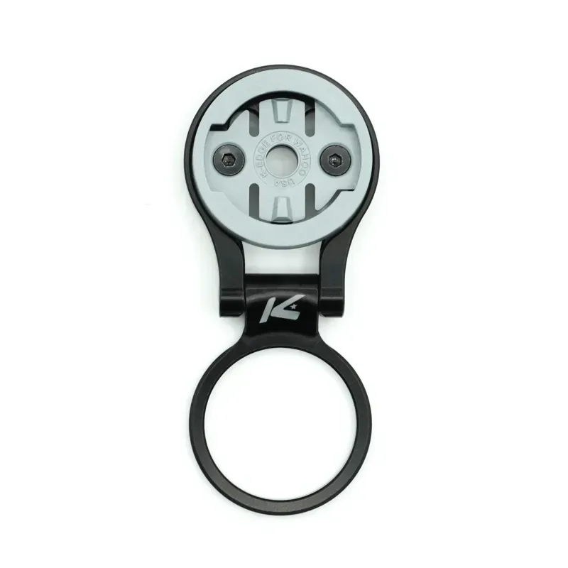 K-Edge Wahoo Race Stem Mount with Top Cap Adjustable in Black-2