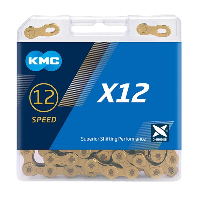 KMC X12 126L Chain in Gold