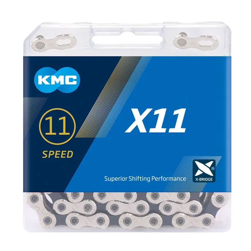 KMC X11 11 Speed Chain Link Silver/ Black Silver 114