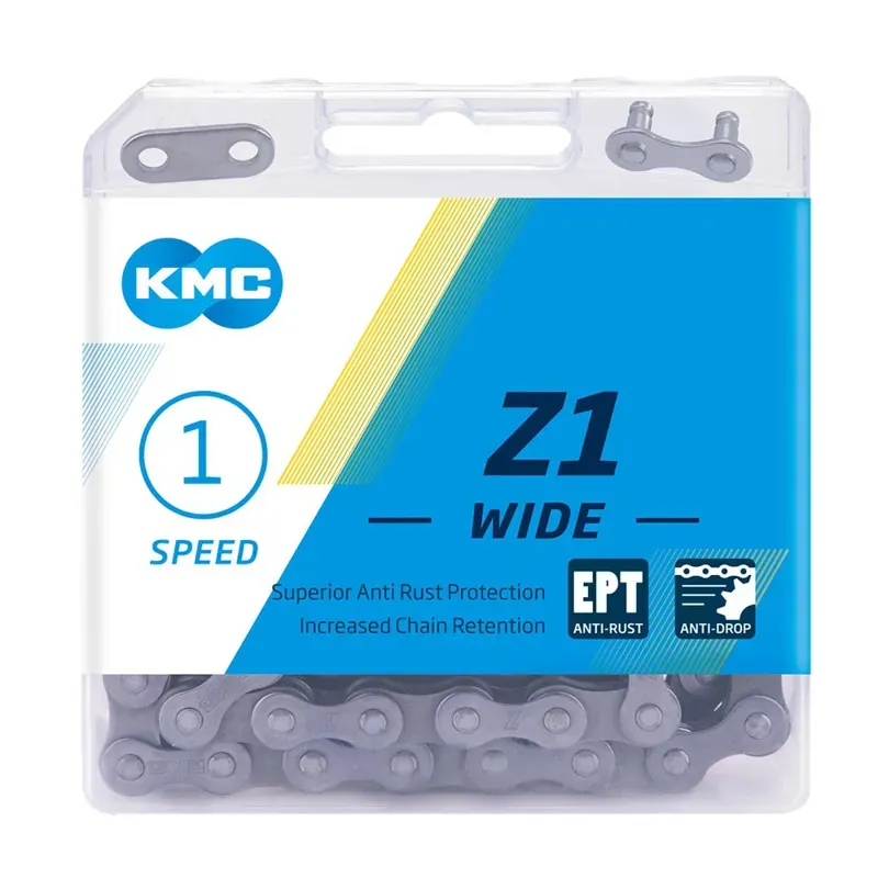 KMC Z1 Wide EPT 1/3 Speed Chain Link Silver 112