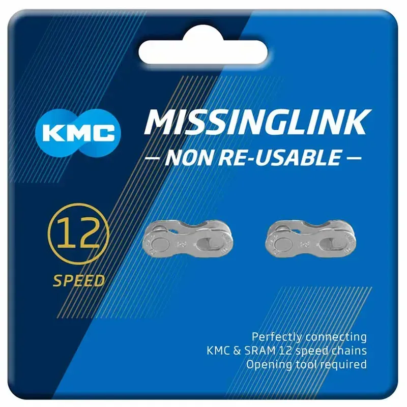 KMC Missing Link 12 EPT 12-speed Chain Link in Silver