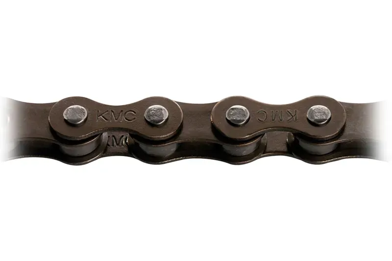 KMC Z1 Wide 112 Link Single Speed Chain in Brown