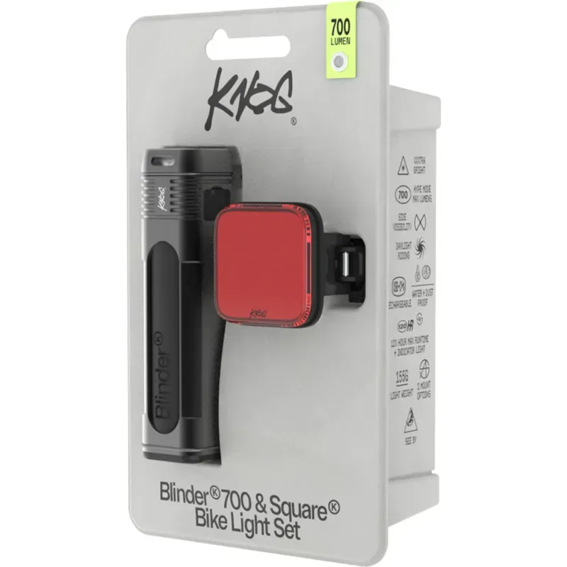 KNOG LIGHT Blinder Pro 700 Blinder 100 Black twin pack-4
