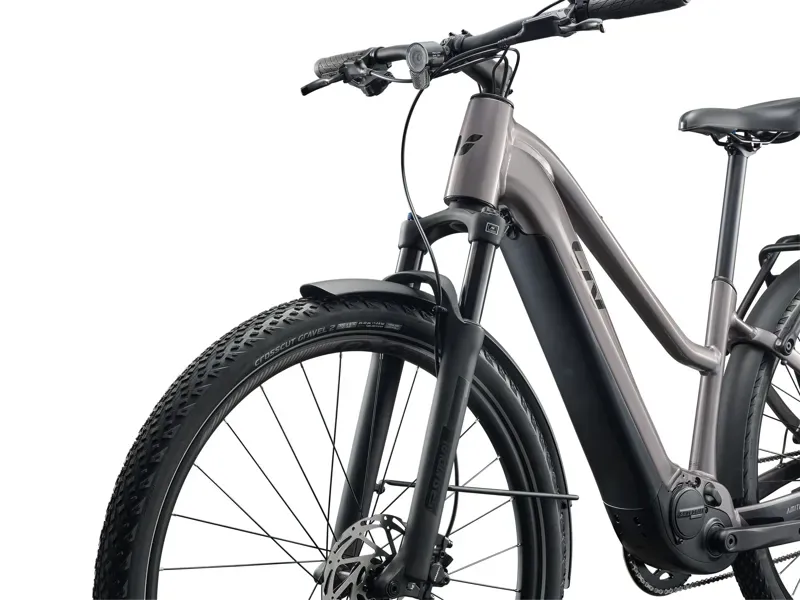 Liv Amiti E+ 3 eHybrid Bike in Early Espresso-2