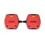 Look Geo City Grip Flat Pedals in Red