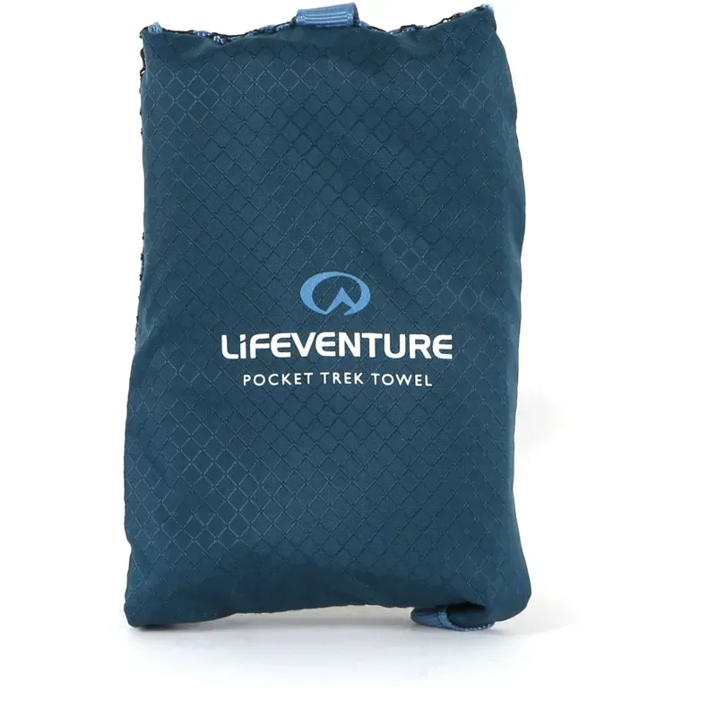 Lifeventure Softfibre Trek Large Towel in Navy Blue-3