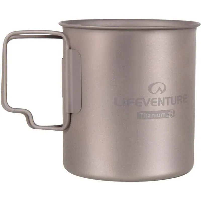 Lifeventure COOKWEAR LV Titanium Mug Matt Silver/ Titanium one size