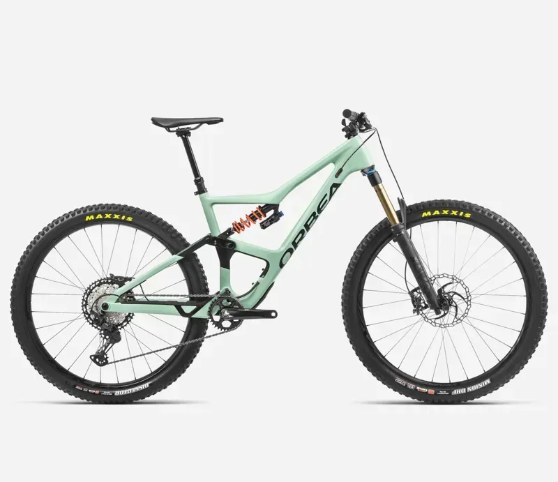 Orbea Occam M10 Lt Mountain Bike In Ice Green/Jade Green Carbon View Gloss