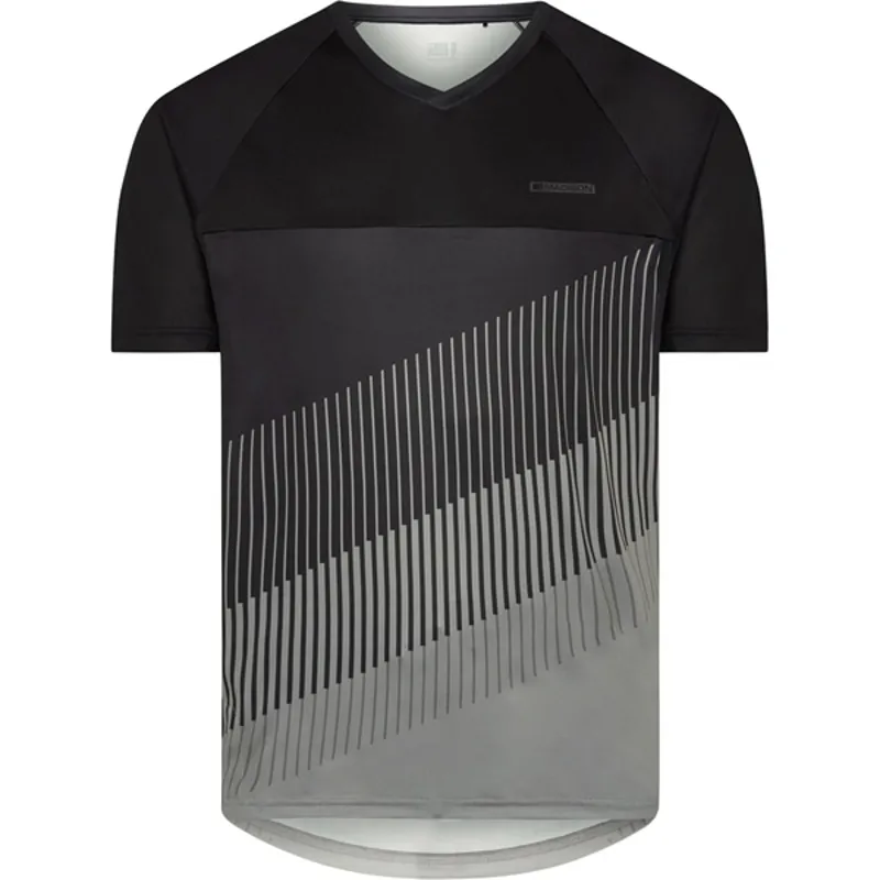 Madison Zenith Short Sleeve Mens Jersey in Grey Medium