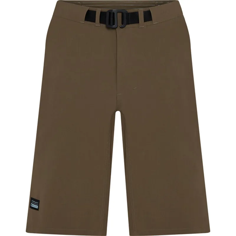 Madison Roam Mens Stretch Shorts in Brown