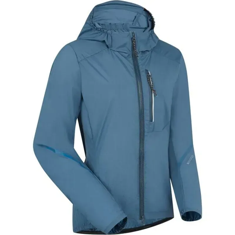 Madison Roam Women's Lightweight Windproof Packable Jacket In Lake Blue-1