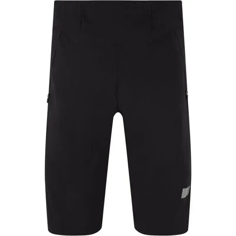 Madison Flux Women's DWR Stretch Trail Short In Black-3