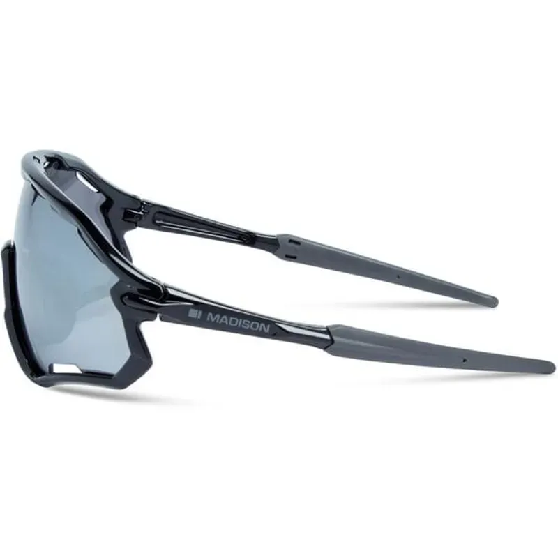 Madison GLASSES  Code Breaker II BK/ SR Black one size silver mirror-1