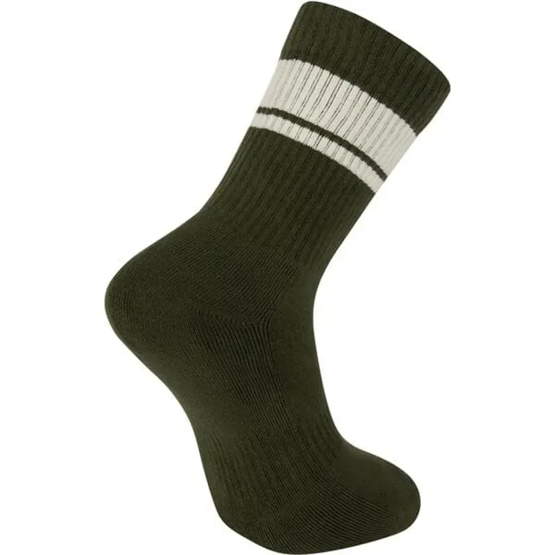 Madison  Roam Isoler Crew Sock midnight green -1