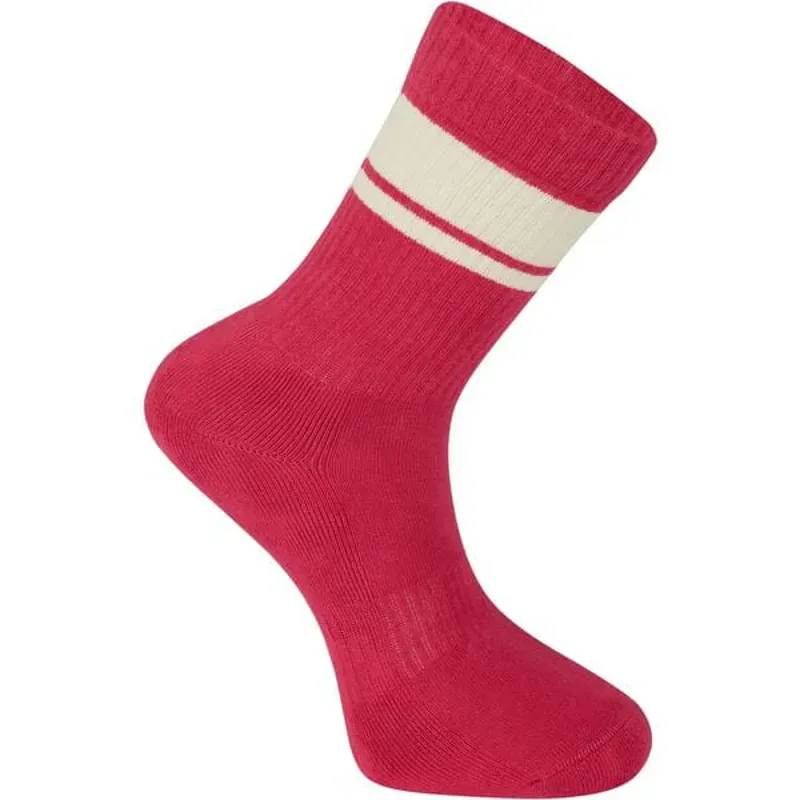 Madison Roam Isoler Crew Sock magenta pink 