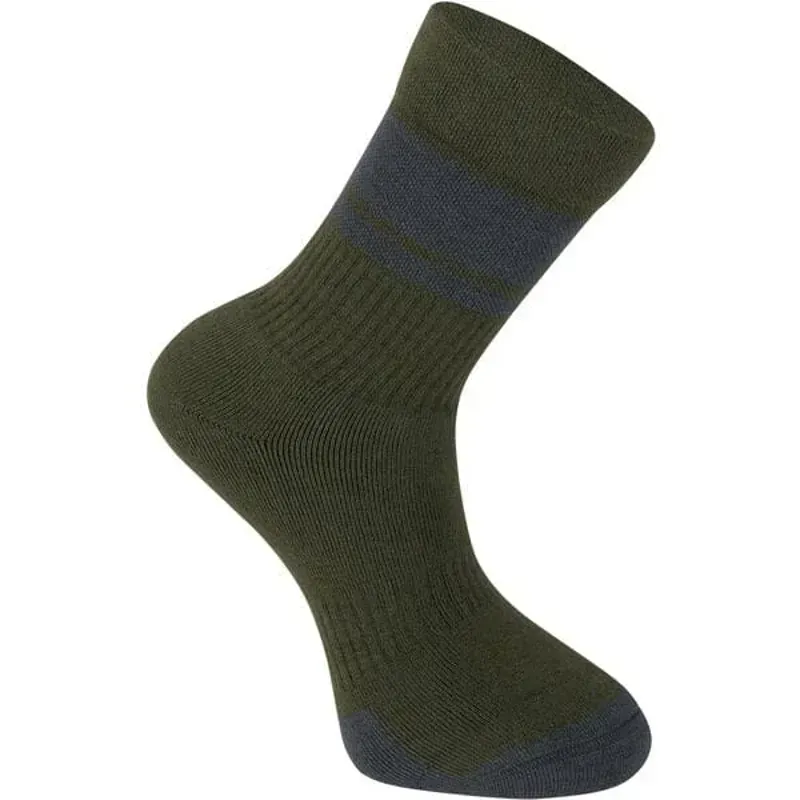 NI - Madison DTE Isoler Merino Winter Sock in Midnight Green