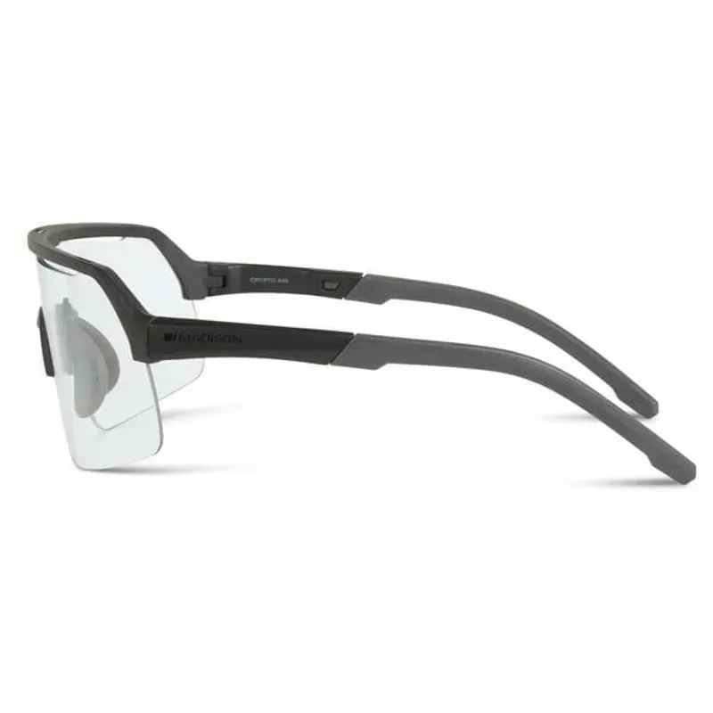 Madison Glasses Crypto Air Sunglasses - matt black / clear lens-1