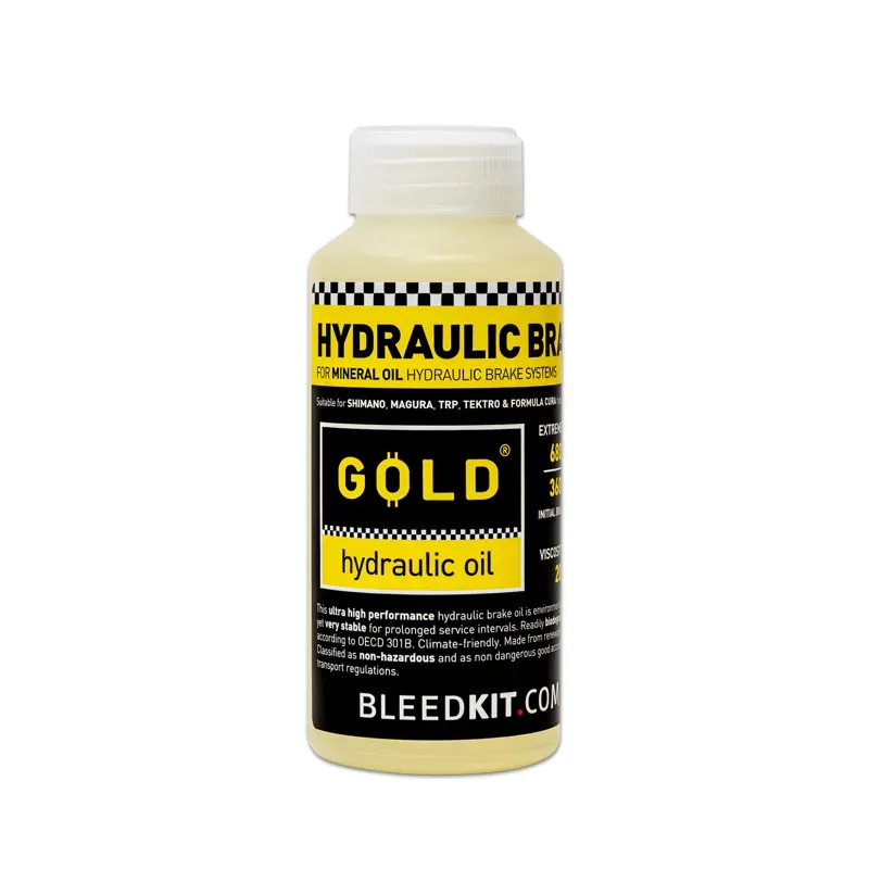 Bleedkit Gold 100ml Hydraulic Oil in Yellow