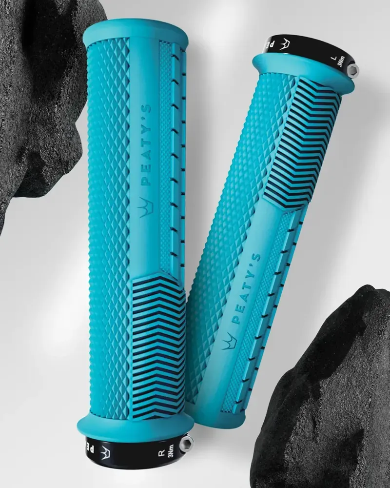 Peaty's Monarch Knurl Grip Turquoise