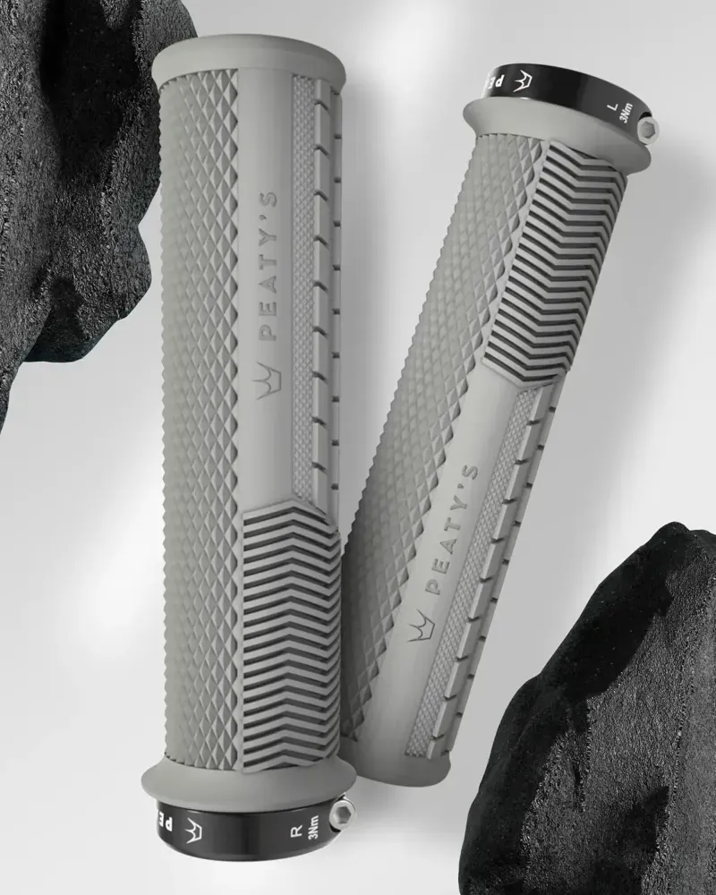 Peaty's Monarch Knurl Grip Grey
