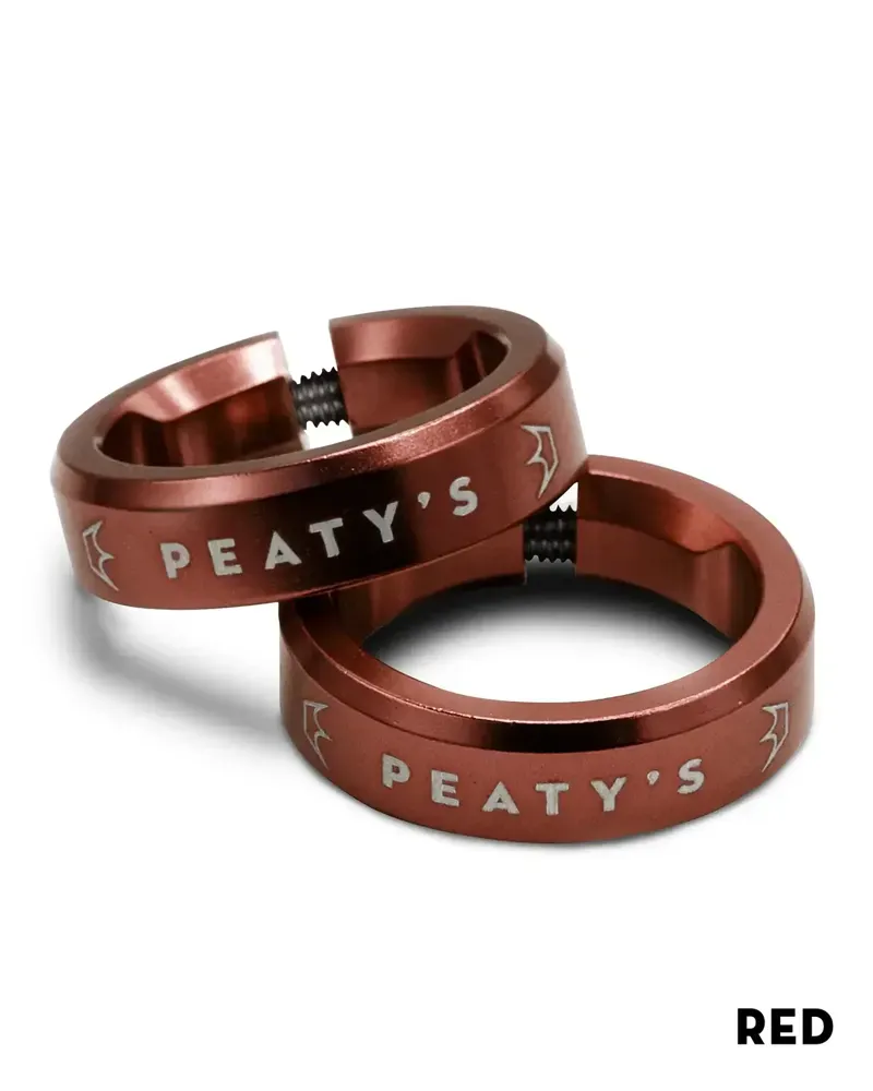 Peaty's Monarch Grip Lock Ring Red