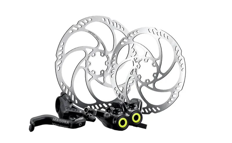 Magura MT5 Pro Hydraulic Disc Brake Set Front and Rear with 203 / 180 rotors