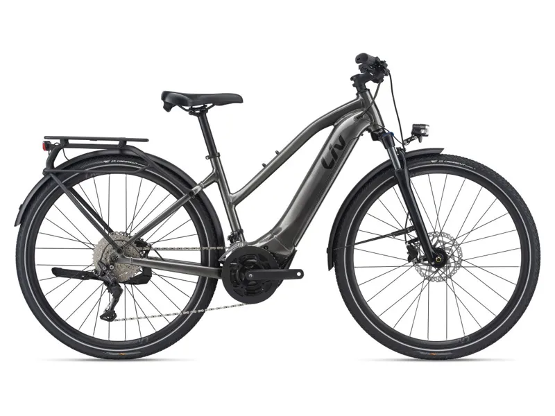Liv Amiti-E+ 1 625 25km/H Electric Hybrid Bike in Charcoal