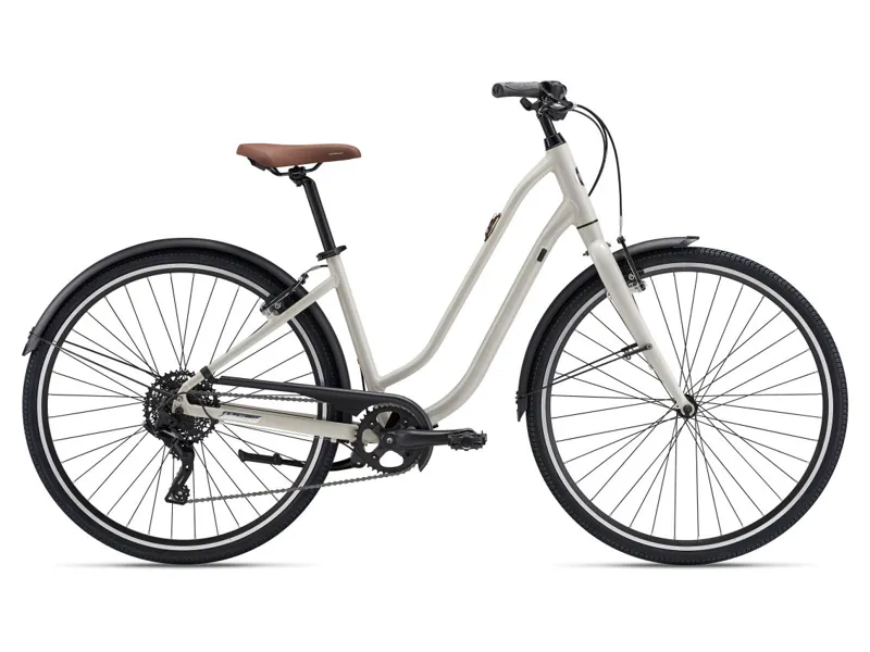 Liv Women's Flourish 3 Hybrid Bike in Pulp Gray