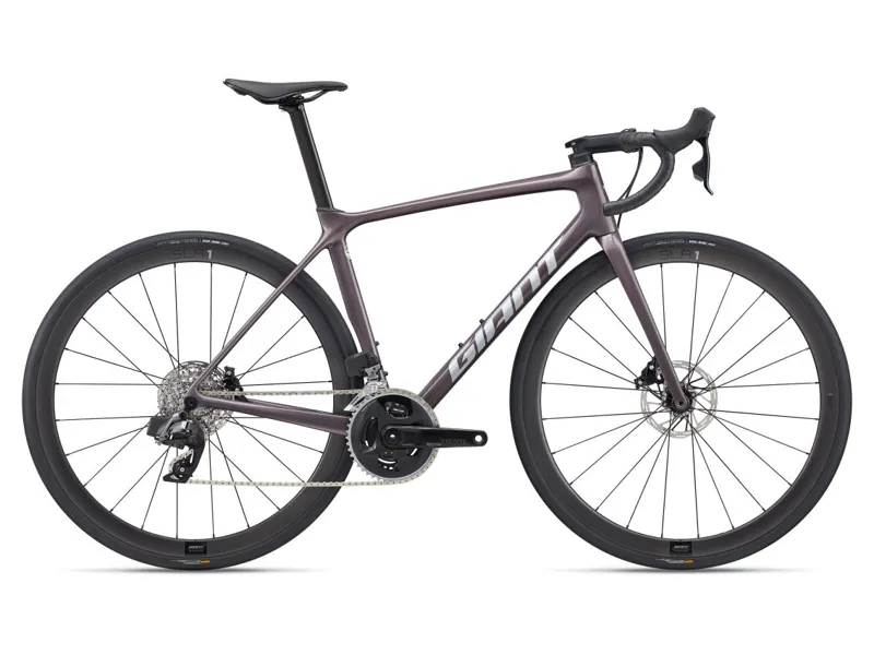 Giant TCR Advanced Pro 1 Disc-AR Road Bike in Charcoal Plum