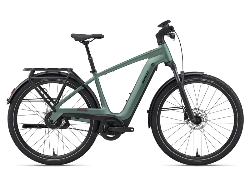 Giant Explore E+ 2 Double Diamond eHybrid Bike in Alpine Green