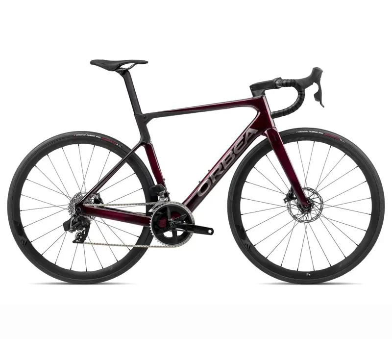 Orbea Orca M31eLtd Road Bike in Red Wine