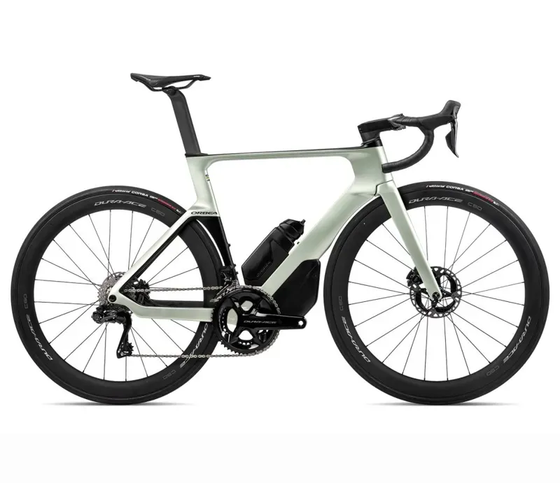 Orbea Orca Aero M10iLtd Road Bike in Silvergreen/Black Matt