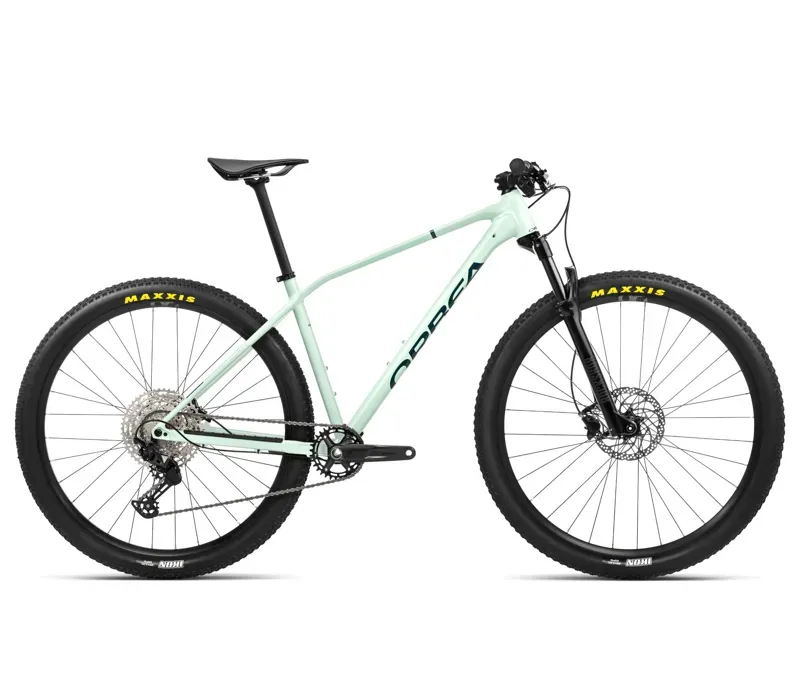 Orbea Alma H20 Hardtail Mountain Bike in Ice Green/Blue