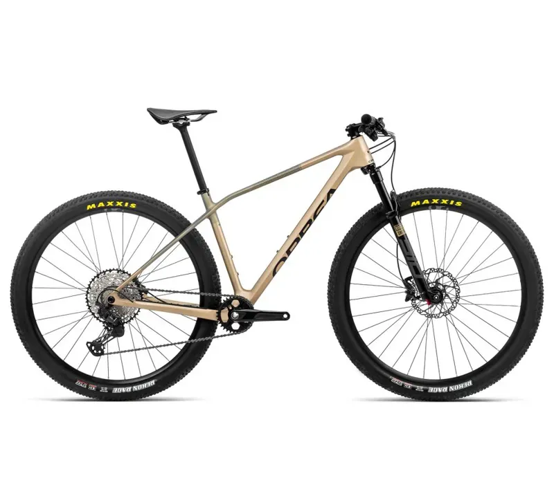 Orbea Alma M30 Mountain Bike In Baobab Brown/Green Gold