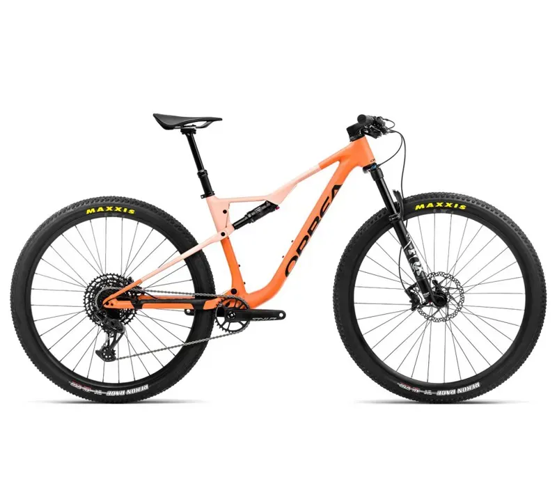 Orbea Oiz H20 Mountain Bike In Apricot Orange/Limestone Beige