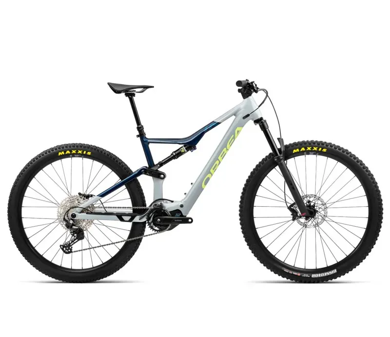Orbea Rise H30 Mountain Bike in Iceberg Grey/Moon Blue