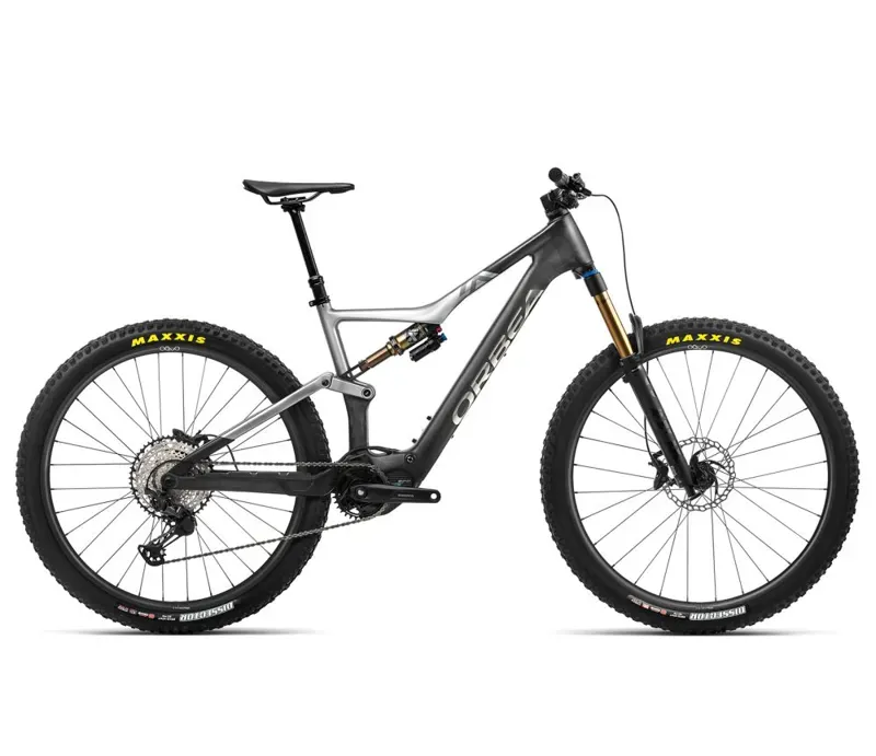 Orbea Rise M10 Mountain Bike in Carbon Raw/Shark Grey 