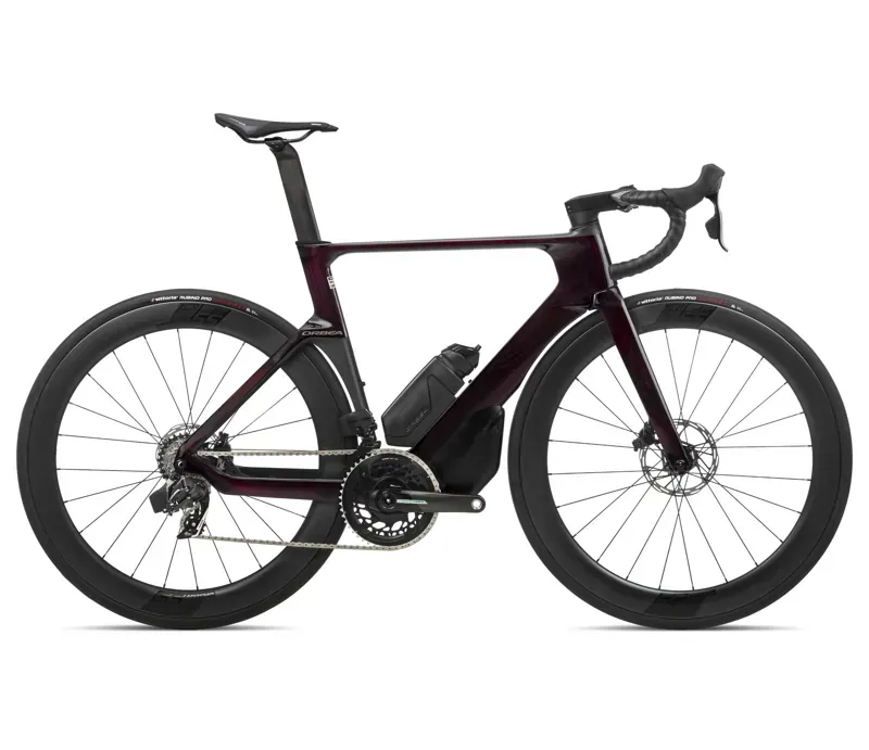 Orbea Orca Aero M21eLtd Road Bike In Wine Red Carbon