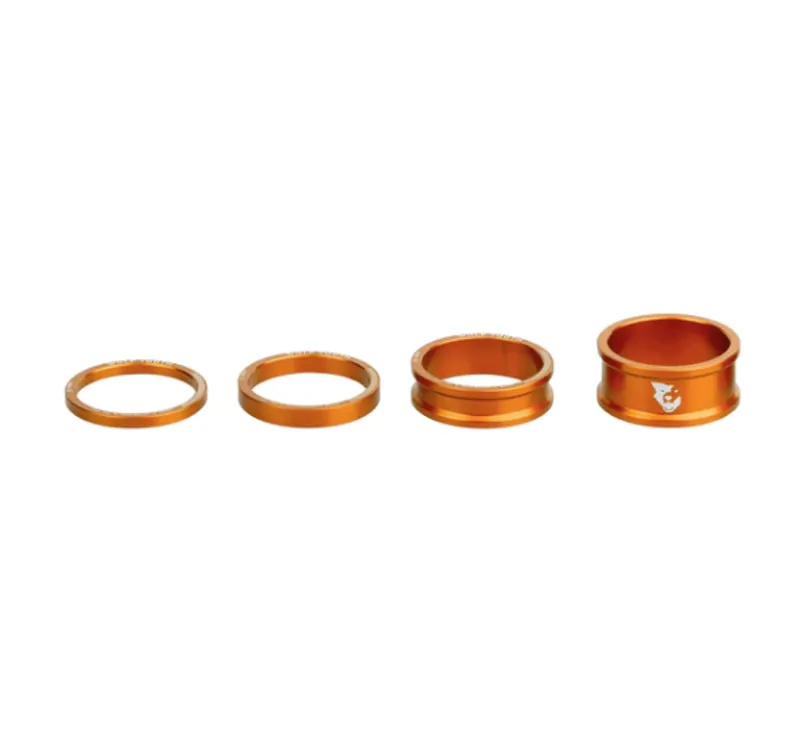 Wolf Tooth Precision Headset Spacer Kit in Orange