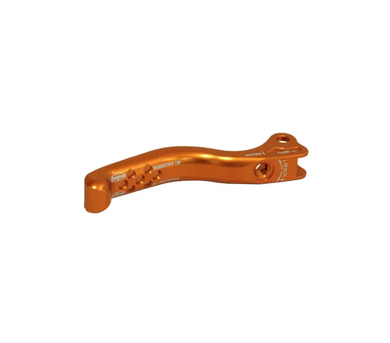 Hope Tech 3 Lever Blade with Dimples in Orange