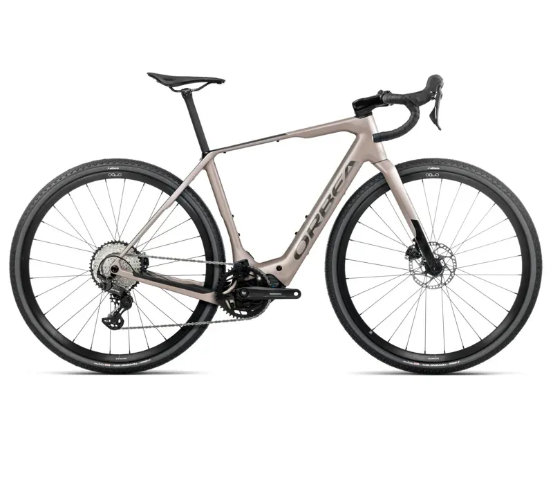Orbea Denna M30 E-Road Bike In Nickel Matt /Carbon Raw Gloss
